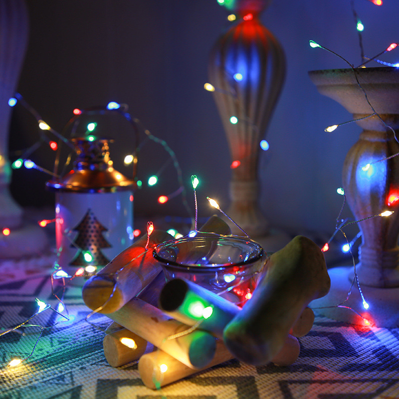 LED Роса-мишура разноцветный