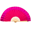 Веер для танцев 44х80см, малиновый