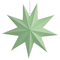 Звезда 45 см девятиконечная, салатовый