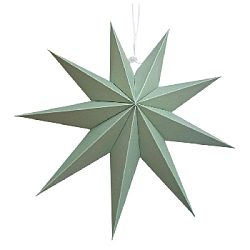 Звезда девятиконечная 30 см, фисташковый