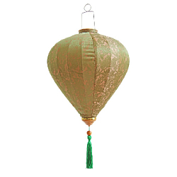 Вьетнамский фонарик 12" Чеснок оливковый 765