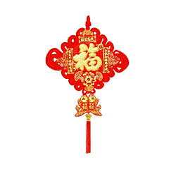 Китайский узел ромб золото рыбки 68х112см, Процветание 